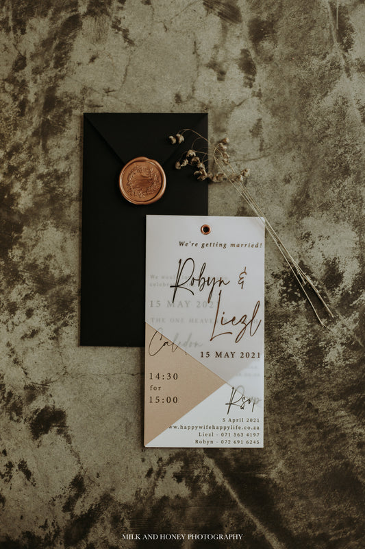 Modern Abstract Invitation Set