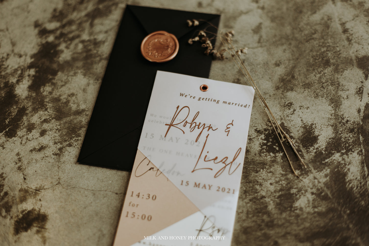Modern Abstract Invitation Set