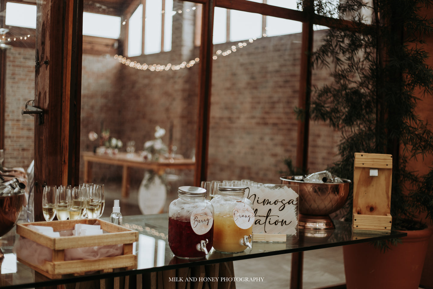 Mimosa Station - A5 Acrylic Table Talker