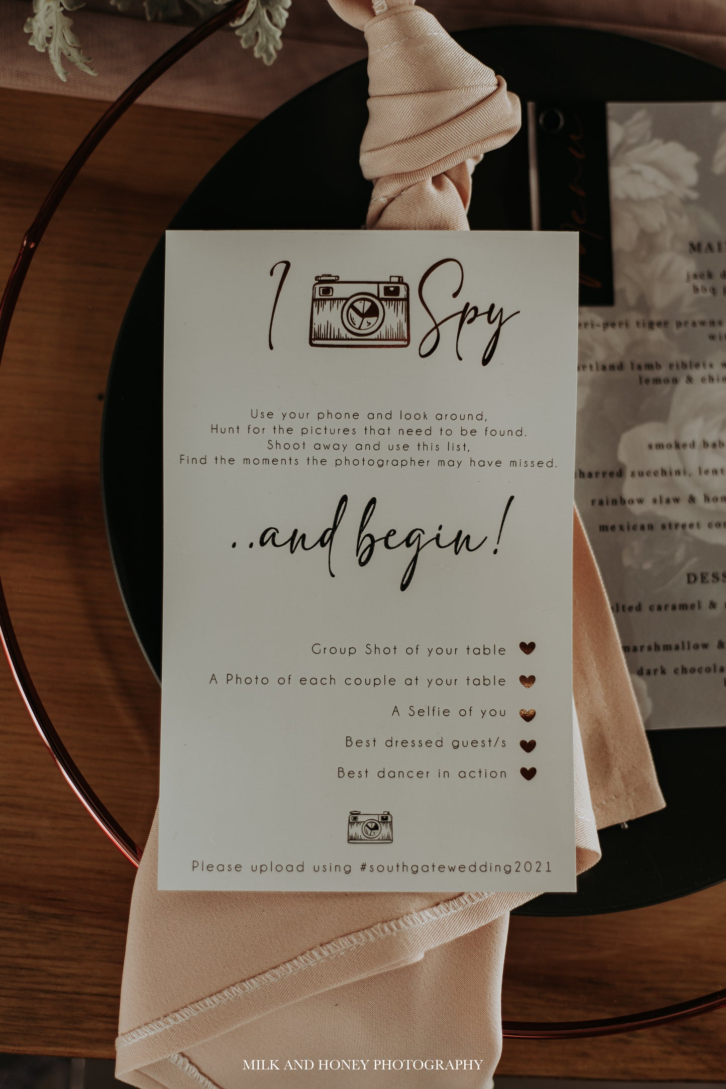 Wedding Game - Guest Photography Cards