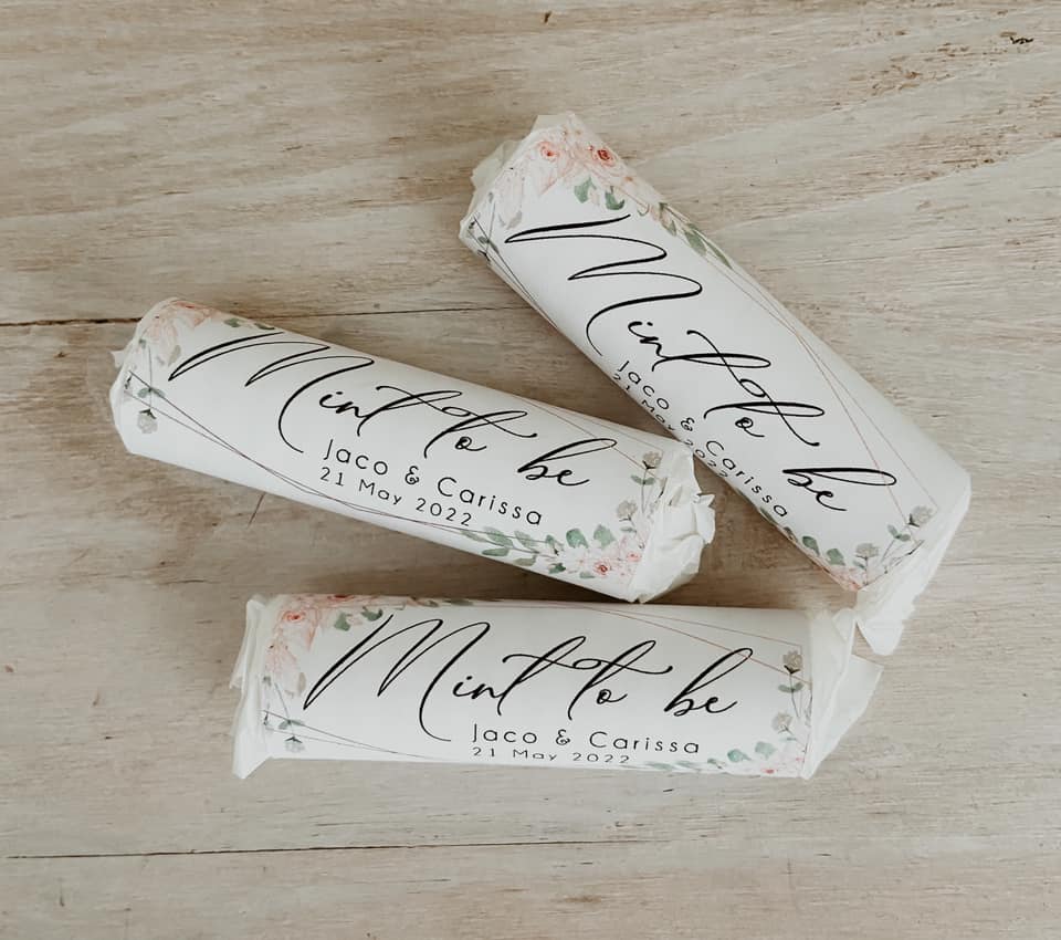 Personalised Mints  - Wedding Favours