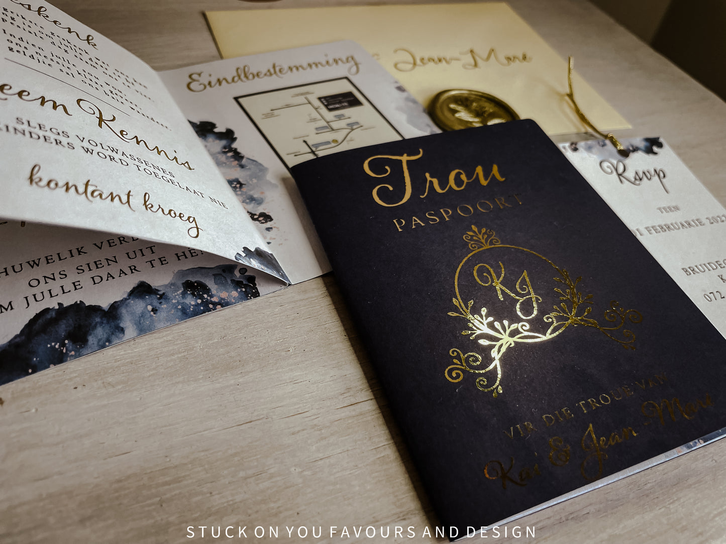 Passport Invitation Set