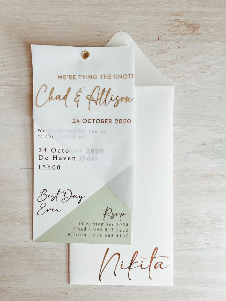 Modern Abstract Invitation Set